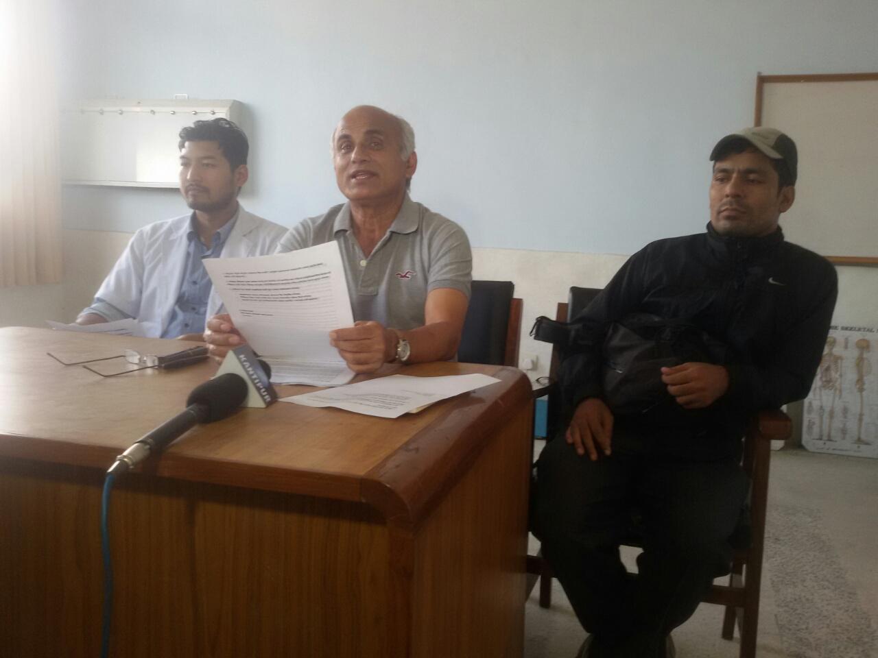 Dr KC launches 9th hunger strike